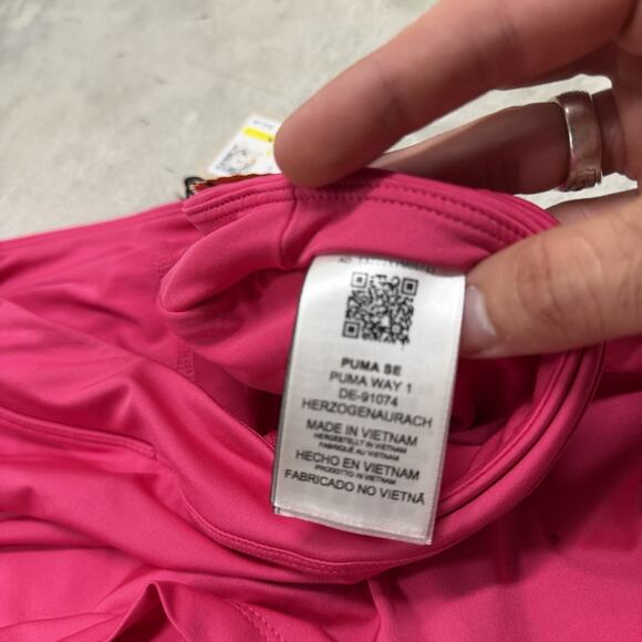 Puma Women's PWRSHAPE Solid Golf Skirt w/ Shorts Size Medium NWT Hot Pink - Picture 10 of 10